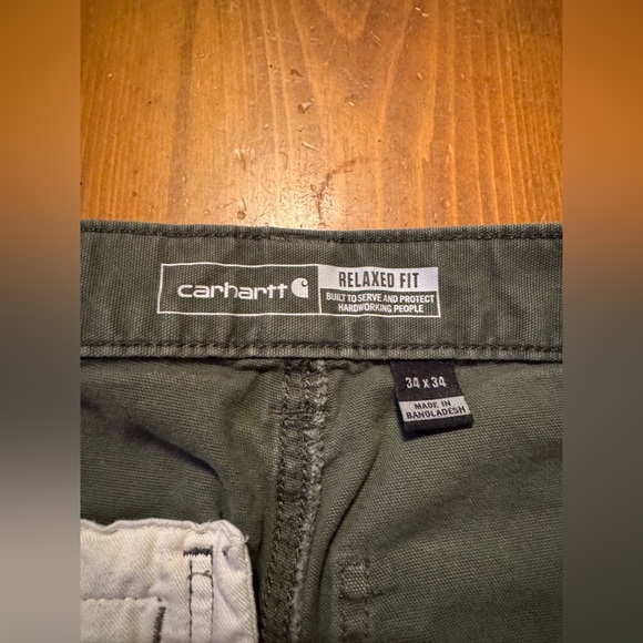 Carhartt Men's Olive Green Pants - Picture 4 of 6